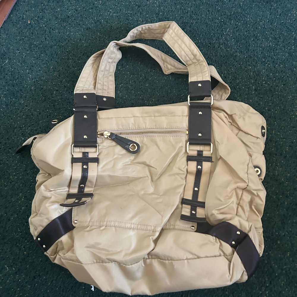 GAP Cream and Brown Coachella Style Bag